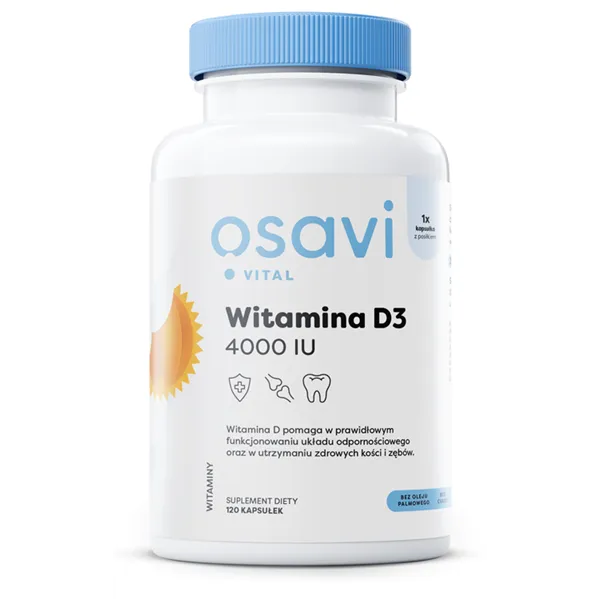 Witamina D3, 4000IU - 120 softgels