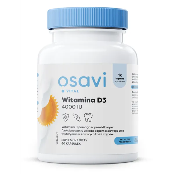 Witamina D3, 4000IU - 60 softgels