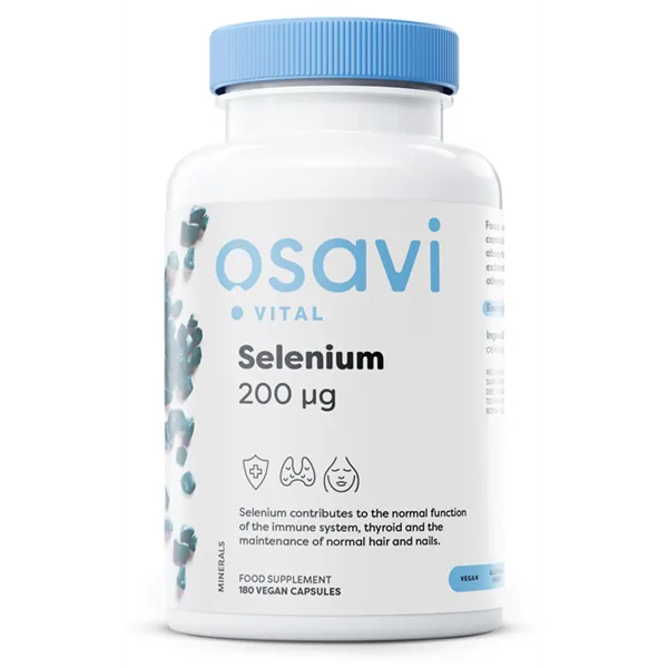 Selenas, 200 mcg – 180 veganiškų kapsulių
