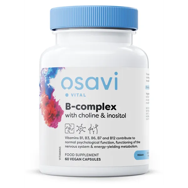 B-Complex with Choline & Inositol - 60 vegan caps