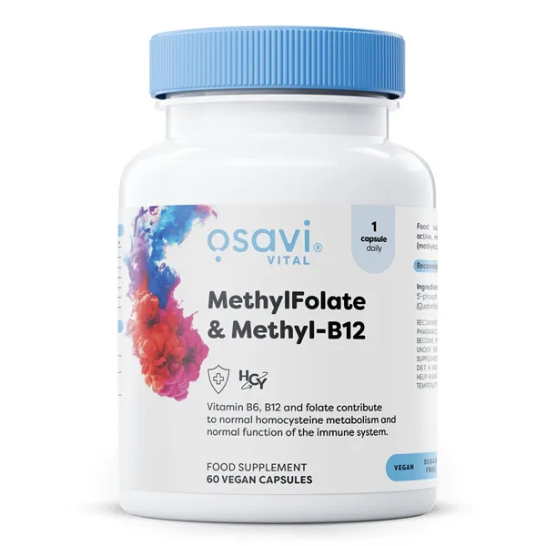 MethylFolate & Methyl-B12 - 60 vegan caps