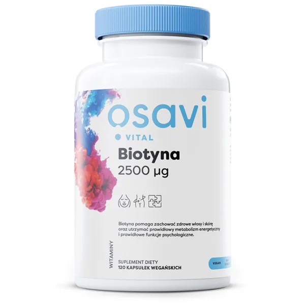 Biotyna, 2500mcg - 120 veganų kaps