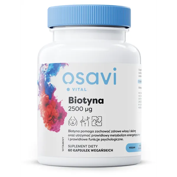 Biotyna, 2500mcg - 60 veganų kaps