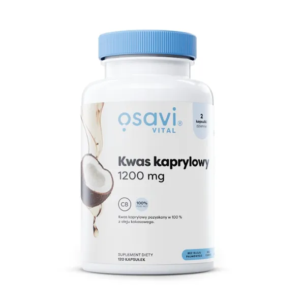 Kapryylihappo, 1200 mg - 120 pehmeää kapselia