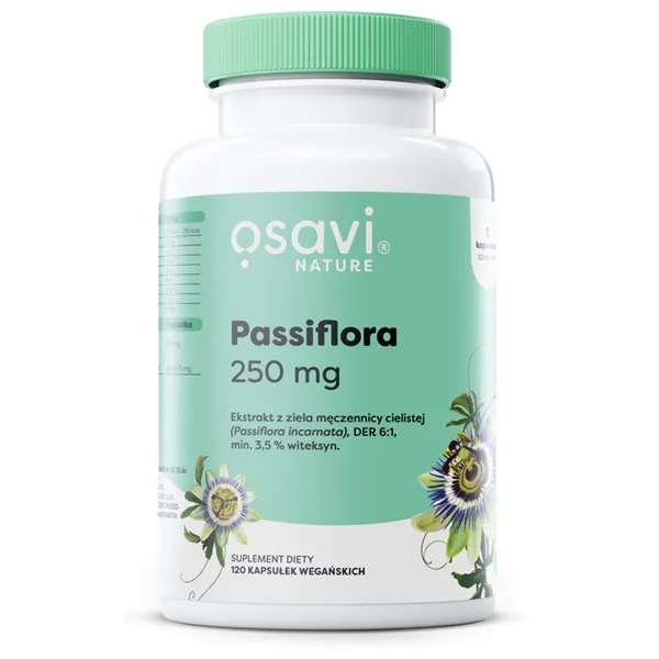 Pasiflora (Daba), 250 mg - 120 vegānas kapsulas
