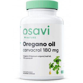 Oregano eļļa Carvacrol, 180 mg - 120 enterālās kapsulas