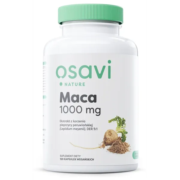 Maca (Nature), 1000mg - 120 vegan caps
