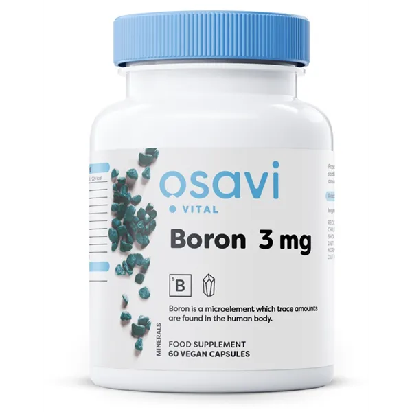 Bors, 3 mg - 60 vegānas kapsulas