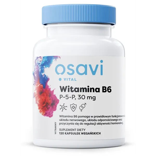 Witamina B6 - P-5-P, 30mg - 120 vegan caps