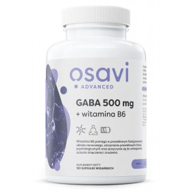 GABA 500mg + Witamina B6 - 120 vcaps