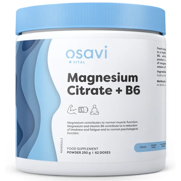 Magnesium Citrate + B6 Powder - 250g