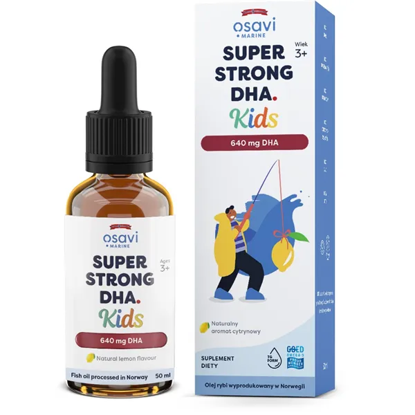 Super Strong DHA Kids (Marine), 640mg DHA (Cytryna) - 50 ml.