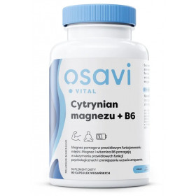 Cytrynian Magnezu + B6, 375mg + 4.2mg - 90 vcaps