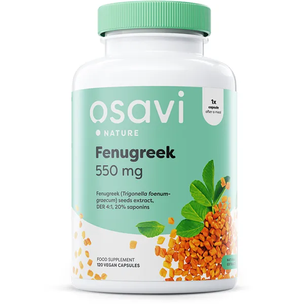 Fenugreek, 550mg - 120 vcaps