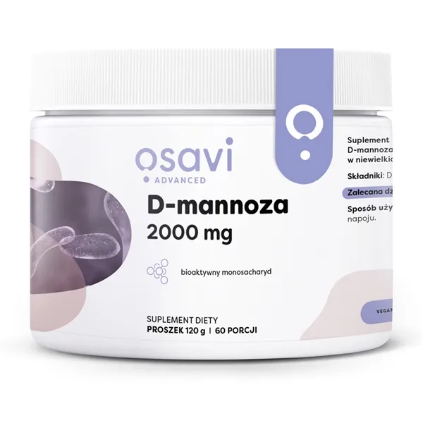 D-mannoza Proszek, 2000mg - 120g