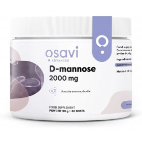 D-mannozes pulveris, 2000 mg - 120 g