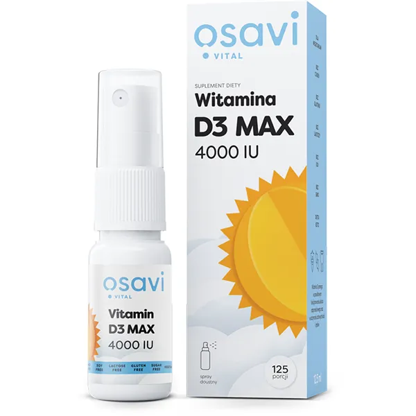 Witamina D3 Spray Doustny, MAX 4000IU - 12.5 ml.