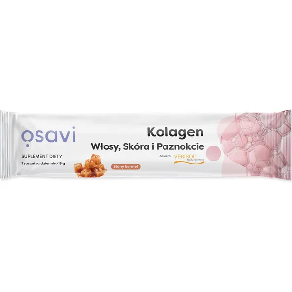 Kolagen (Włosy, Skóra i Paznokcie), Słony Karmel - 5g (1 serving)