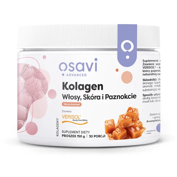 Kollageeni (hiukset, iho ja kynnet), suolattu karamelli - 150 g