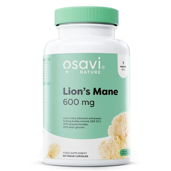 Liūto karčiai, 600 mg - 60 veganiškų kapsulių