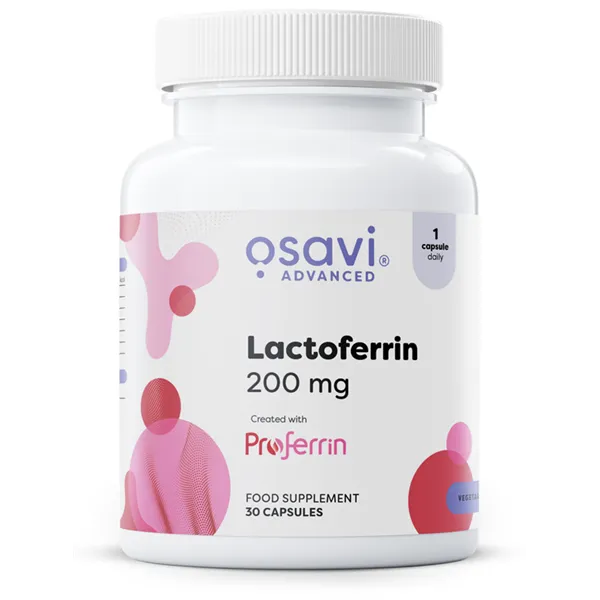 Laktoferinas, 200 mg - 30 kapsulių
