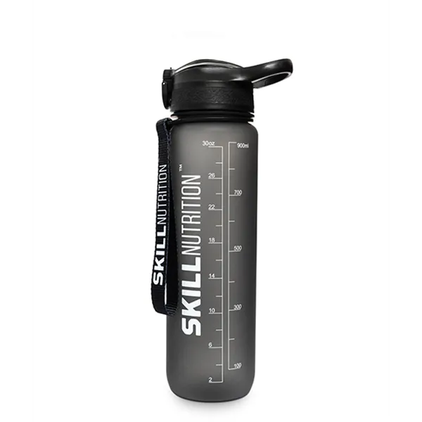Skill Nutrition -juomapullo, musta - 1000 ml.