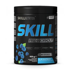 Skill Pre-Workout, Blue Raspberry - 400g