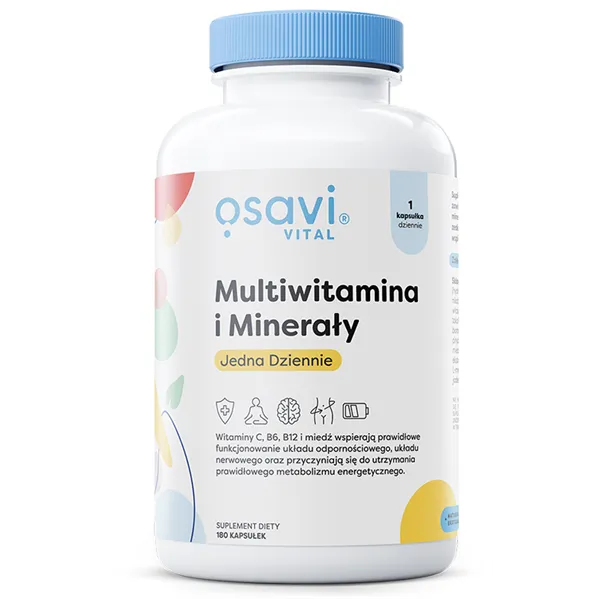 Viena ikdienas multivitamīnu un minerālvielu deva - 180 kapsulas