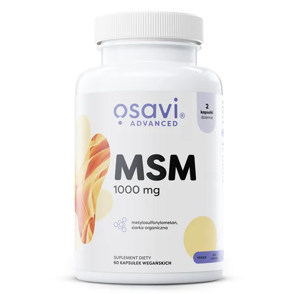MSM (pažangus), 1000 mg - 60 v kapsulių