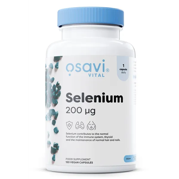 Selēns, 200mcg - 120 vegānas kapsulas