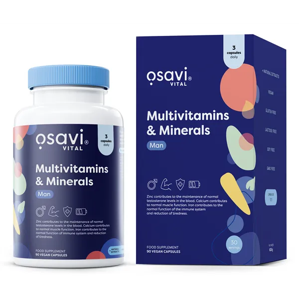 Multivitamins & Minerals Man - 90 vegan caps
