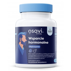 Wsparcie Hormonalne Mężczyzna - 30 vegānu vāciņi