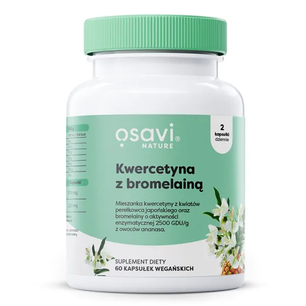 Kwercetyna z Bromelainą - 60 vegan caps