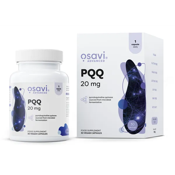 PQQ, 20 mg - 30 vegānas kapsulas