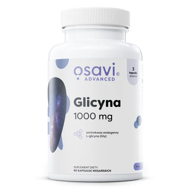 Glicyna, 1000mg - 60 vegan caps