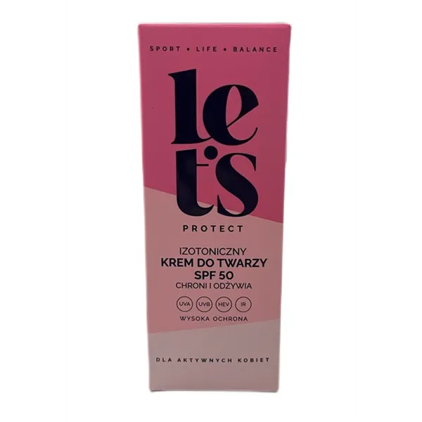 Izotoniczny Krem Do Twarzy SPF 50 - 50 ml.