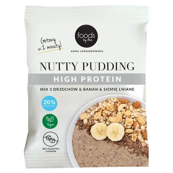 Nutty Pudding, Mix Of 3 Nuts & Banana & Flaxseed - 50g