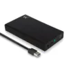 Kietojo disko dėklas Ewent EW-150101-003-Y-P Juoda 3,5"