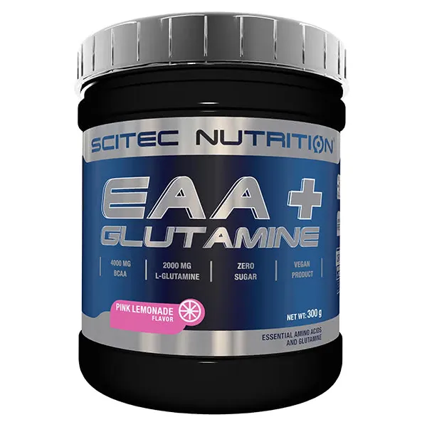 EAA + glutaminas, rožinis limonadas - 300 g
