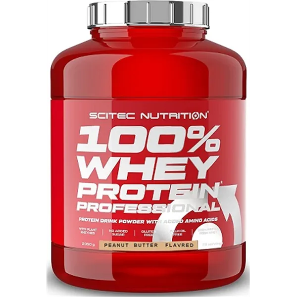100% Whey Protein Professional, арахисовое масло - 2350 г