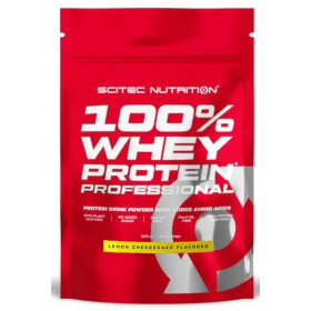 100% Whey Protein Professional, Lemon Cheescake - 500g