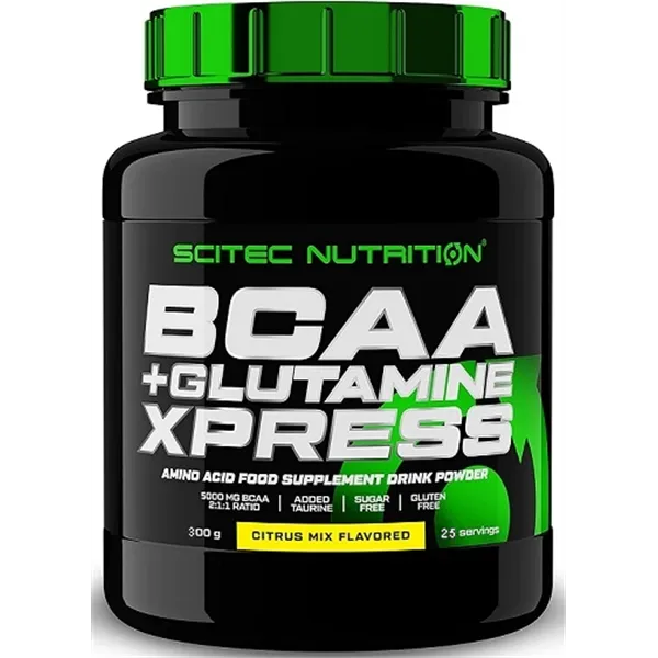 BCAA + Glutamīns XPress, citrusaugļu maisījums - 300g