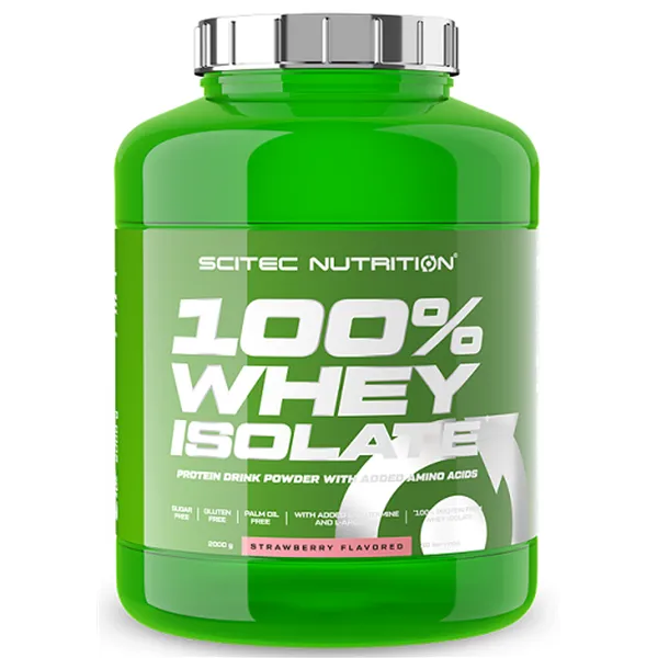 100% Whey Isolate, Strawberry - 2000g
