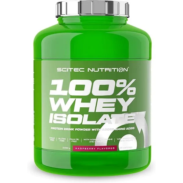100% Whey Isolate, Raspberry - 2000g