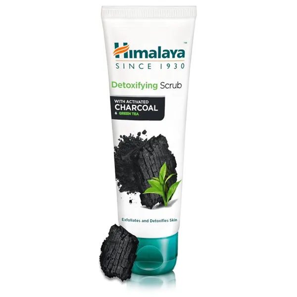 Detoxifying Scrub with Activated Charcoal & Green Tea - 75 ml.