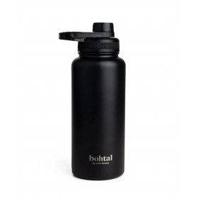 „Bohtal“ termosas su termoso izoliacija, juodas – 960 ml.