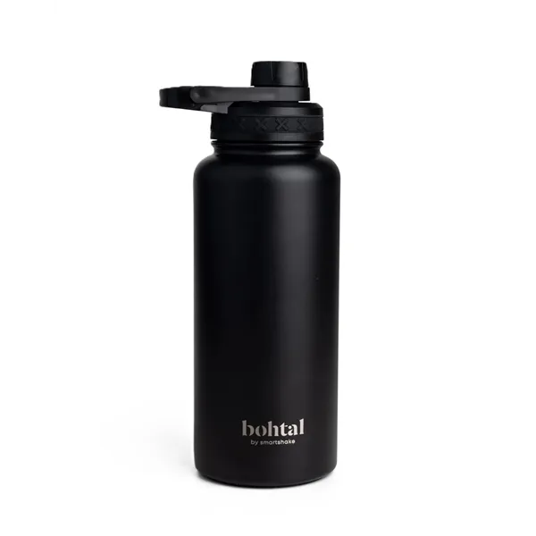 „Bohtal“ termosas su termoso izoliacija, juodas – 960 ml.