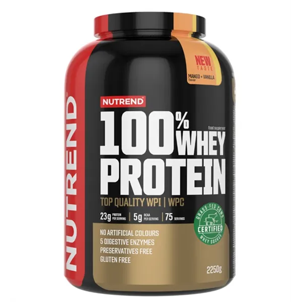 100% Whey Protein, Mango + Vanilla - 2250g