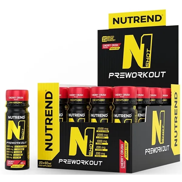 N1 Shot, Cherry Crush - 20 x 60 ml.