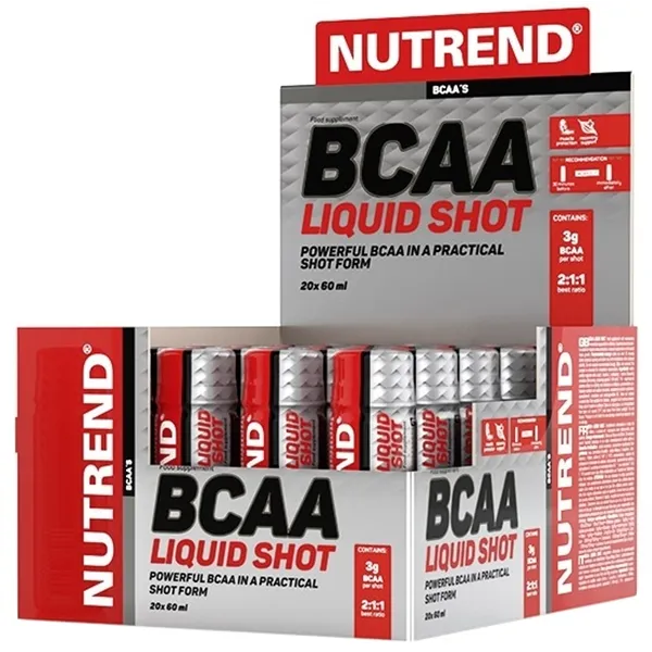 BCAA-nesteshotti - 20 x 60 ml.